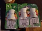 Lot Of 3 Airwick Warmers 360 Fragrant Release Plug Ins