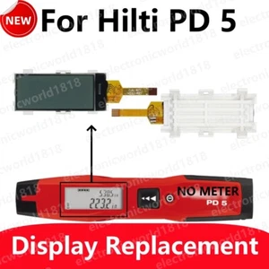 Écran pour Hilti PD 5 Intérieur Laser Range Meter Mesures Écran LCD Remplacement - Photo 1/5