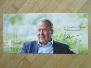 Vorsitzender WerteUnion Ökonom Prof. Dr. Max Otte - handsigniertes Autogramm!!!