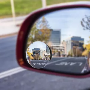 2 x Car Rear View Mirror 360° Rotating Wide Angle Convex Blind Spot Mirror - Picture 1 of 12