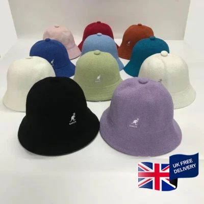 Casual Bucket Hat Kango Hip-Hop Bermuda Classic Newsboy WomCapSports Hat UK - Image 1 of 4