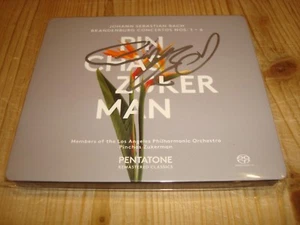 PlNCHAS ZUKERMAN Bach Brandenburg Concertos PENTATONE 2x SACD Signed Signiert - Bild 1 von 3