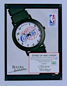 L.A. Clippers Hudson Goodman Lakewood Ca. Vintage Bulova 1993 Original Print Ad - Picture 1 of 7