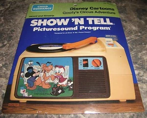 Show N Tell Record & Filmstrip Disney Goofy's Circus Adventure NEW SEALED 1983 - Picture 1 of 1