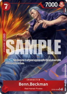 One Piece Emperors in the New World Benn.Beckman Alt Art OP09-009 NM english - Picture 1 of 1