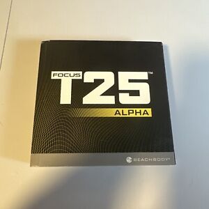 FOCUS T25 Alpha + Beta Workout  9 Disc DVD Set Beachbody