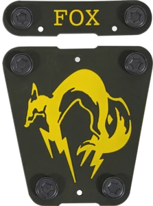Musterbrand Metal Gear Scout Silicon Badges FOX Unit 2 badges button attachment - Picture 1 of 1