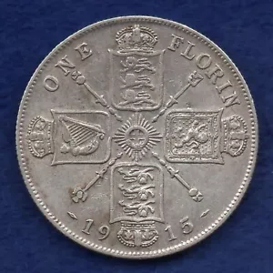 Great Britain George V 1915 Florin (Ref. c8931) - Picture 1 of 2