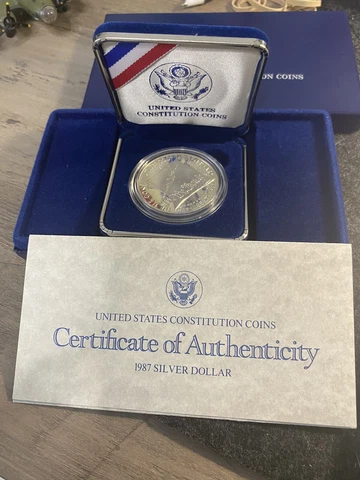 UNITED STATES MINT COSTITUTION COIN 1987 Cover