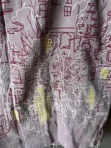 Vintage White Stuff Straight Skirt Autumn City Ligmfe Deisgn 18 - Picture 1 of 5