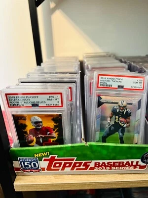 NFL MYSTERY! 2 GUARANTEED PSA BGS SGC SLABS, 2 AUTOS, 25 + CARDS! #1 ON EBAY! - Image 1 of 4