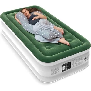 Zearna Air Mattress with Built in Pump - Upgraded Twin Blow Up Mattress, 2 Mins - Picture 1 of 7