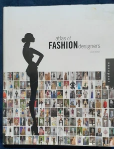 Atlas Of Fashion Designers Hardcover Book*Torn cover, Part of Sticker on cover - Picture 1 of 6