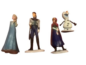 Disney Frozen II 2 Lote de 4 Figuras PVC Olaf Anna Elsa Hans Juego - Imagen 1 de 3