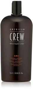 Champú acondicionador y gel de baño 3 en 1 American Crew, 33,8 onzas líquidas - Imagen 1 de 1