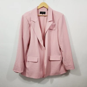 Blazer 11 Honoré Olivia Boyfriend en Bonito Rosa Talla Grande EE. UU. 20 Sencillo Pecho - Imagen 1 de 23
