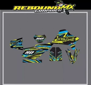 PULSE ADRENALINE / LEXIMOTO SINNIS APACHE FULL GRAPHICS KIT -F STICKER KIT-DECA - Picture 1 of 3