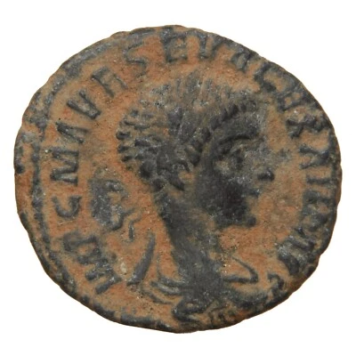 IMPERIO ROMANO - 223 AE (¿Limas?) Denario - Severo Alejandro - Roma sentado izquierda Foto 1 de 2