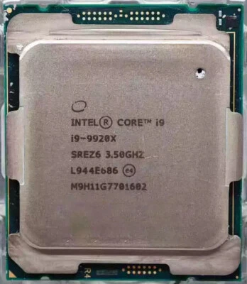 Intel Core X-Series i9-9920X LGA-2066 CPU Processor SREZ6 3.50GHz 12-Cores 19MB - Image 1 of 2