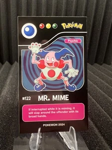 Mr. Mime #122 - Pokedex Black Kanto 2024 - Pokemon Card NM - Picture 1 of 2