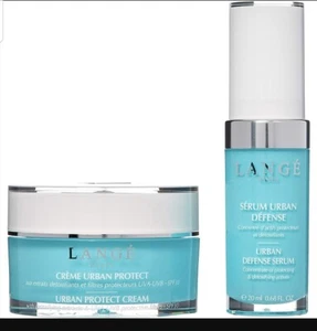 Lange Paris Essential Survival Set Urban Detox Day Cream Defense Serum NEW - Picture 1 of 2