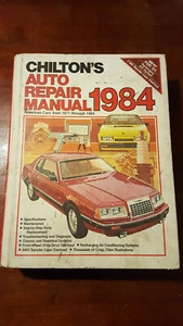 Chilton's Auto Repair Manual 1984 American Cars from 1977 - 1984 Hardcover 7325  - Bild 1 von 3