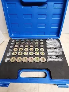 114PC Oil Pan Drain Sump Plug Key Thread Repair Tool Kit Set Drain plug w/ Case - Bild 1 von 9