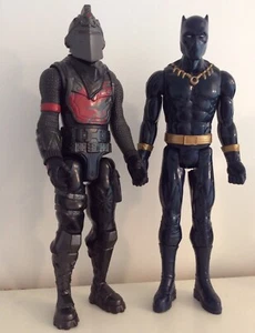 Black Panther & Black Knight Figures (12” approx’) - Picture 1 of 5
