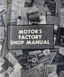 MOTOR’S FACTORY SHOP MANUAL 1942 edition, 448 heavily illustrated pages, 3-¾ lbs - Bild 1 von 8