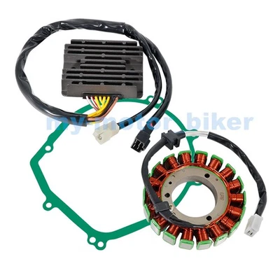 Bobina de estator + regulador + junta para Kawasaki VN1600 Vulcan 1600 Mean Streak 2004-08 Foto 1 de 4