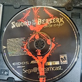 Sword Of The Berserk Guts' Rage (Sega Dreamcast) Disc And Case Tesed & Working