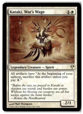 MTG Kataki, War's Wage - Magic Modern Event Deck  Heavily Played English - Image 1 of 2