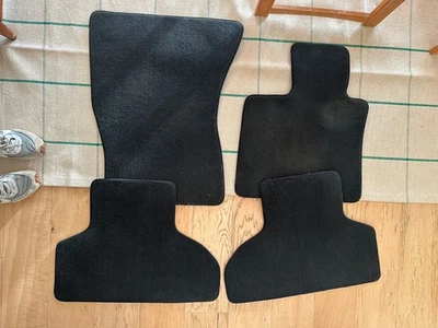 BMW X5 F15 2014-2018 juego de 4 alfombrillas negras originales OEM Foto 1 de 4