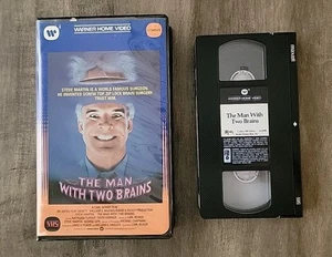 The Man With Two Brains VHS Steven Martin 1983 Comedy Movie Warner Home Video - Picture 1 of 2