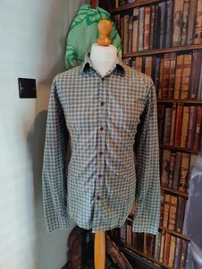 Orlebar Brown Men’s multicolour Geometric Patterned Shirt – Size L - Picture 1 of 8