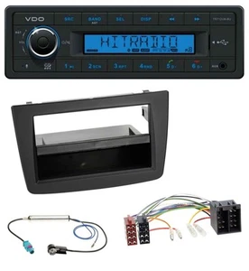 VDO Bluetooth AUX USB MP3 Autoradio für Alfa Romeo Mito 955 08-14 ISO schwarz - Bild 1 von 6