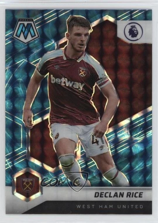 2021-22 Panini Mosaic Premier League Genesis Mosaic Prizm Declan Rice #82 - Image 1 of 2
