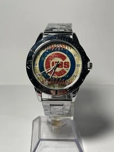 Chicago Cubs MLB Edelstahl Herrenuhr NEU - Bild 1 von 8