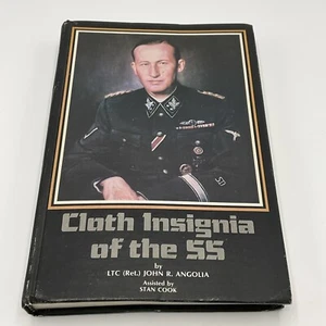 Cloth Insignia of the SS- John R. Angolia (1983, 1st Edition Hardcover) RARE WW2 - Imagen 1 de 11