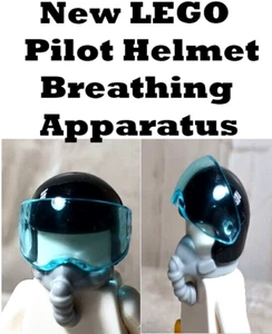 New LEGO Helmet Breathing Apparatus Breathing Tube PILOT Star Wars Space Helmet - Picture 1 of 1