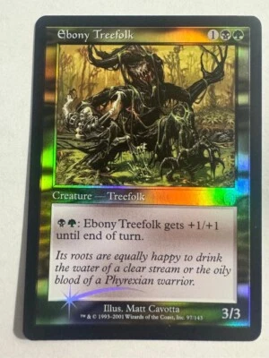 Ebony Treefolk - Apocalypse - Magic The Gathering FOIL NM/M (Never Played) - Image 1 of 2