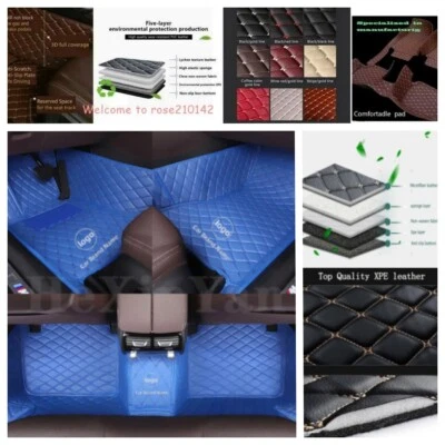 All Weather For Audi A6 Wagon Sedan 2000-2020 Car Floor Mats Leather Auto Liners - Image 1 of 4