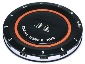 12-Port USB 2.0 HUB w/ AC Adapter 6435 - Picture 1 of 1