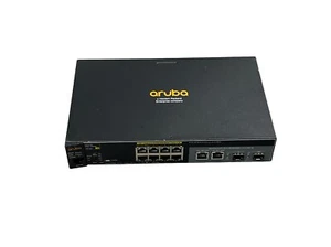 HPE HP Aruba 2530-8G PoE+ 8-Port Gigabit Ethernet Switch J9774A NO/pwr adapter - Picture 1 of 6
