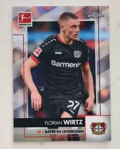 Florian Writz 2021 Topps Chrome Bundesliga Rookie RC Soccer Bayer Leverkusen - Picture 1 of 2