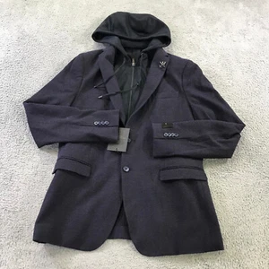 John Varvatos Jacket Mens 42 R Sport Coat Varick Hoodie Tie Off Marlane Blazer A - Picture 1 of 16