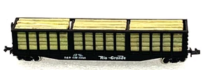 Atlas N-Scale 3004 Denver & R.G. Bulkhead Log Flatcar D&R GW 22846 Rio Grande - Picture 1 of 4