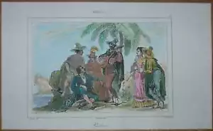 1837 Druck BRASILIEN: PAULISTAS (BEWOHNER DES STAATES SAO PAULO) (#55) - Bild 1 von 1