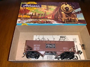 Athearn HO Scale Kit#5404 Frisco 34’ O / S Hopper W/KD’s Prebuilt NOS - Picture 1 of 3
