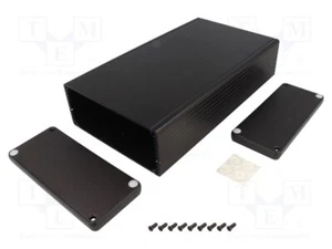 1 piece, Enclosure: with panel HM-1455Q2201BK /E2UK - Picture 1 of 9